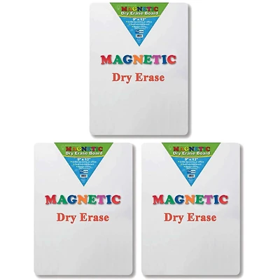 Flipside Products 9" x 12" Magnetic Dry Erase Boards, 3ct.