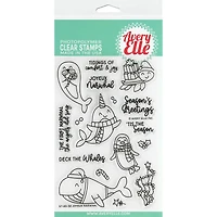 Avery Elle Joyeux Narwhal Clear Stamps