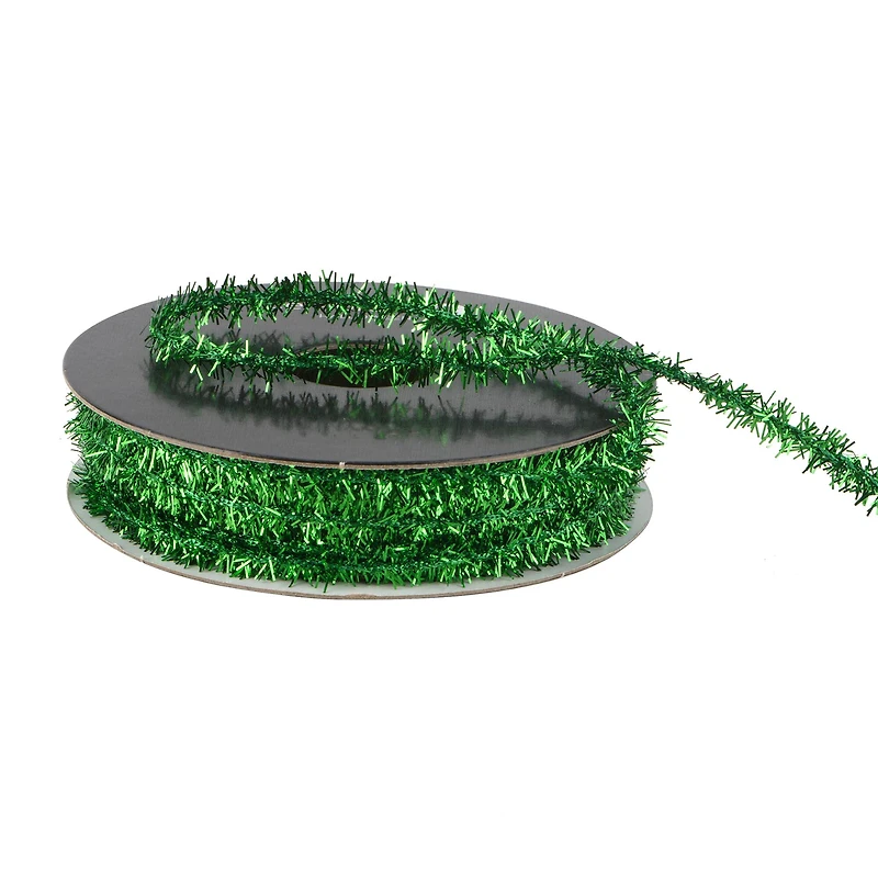 3/16" x 4yd. Metallic Tinsel Twist Ribbon by Celebrate It® Halloween