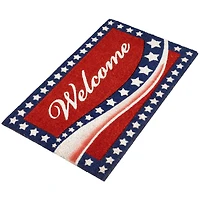 Red Stars & Stripes Patriotic Doormat