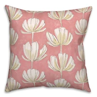 Floral Pattern 18" x 18" Throw Pillow