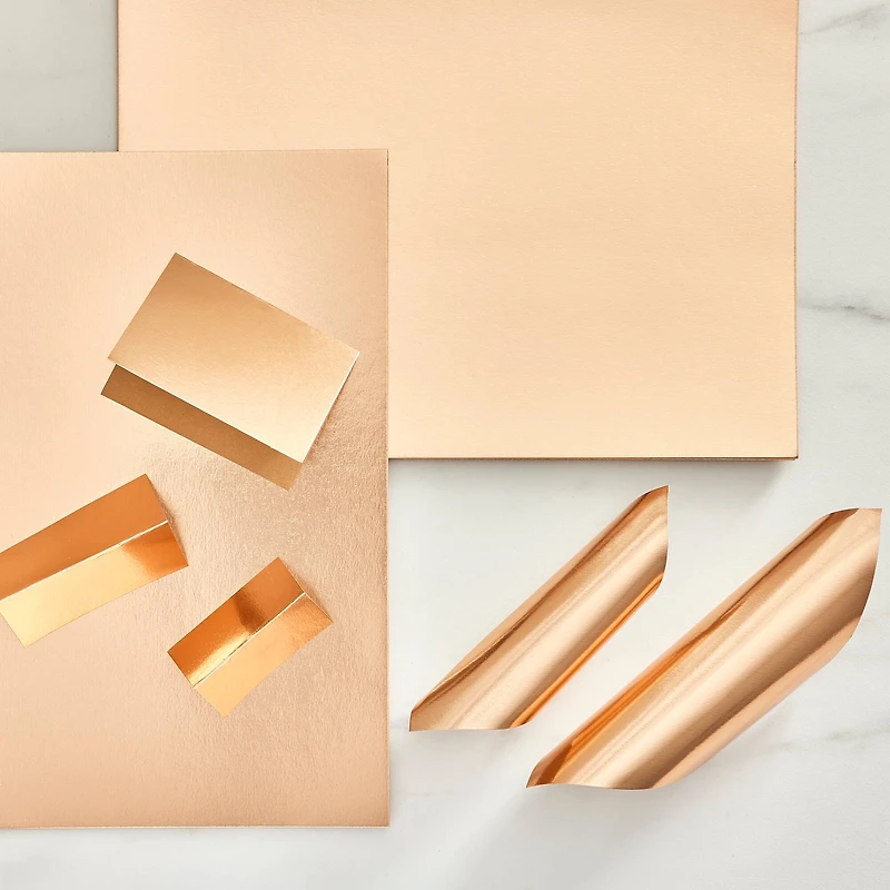 12 Packs: 25 ct. (300 total) Rose Gold Foil 8.5" x 11" Cardstock Paper by Recollections™