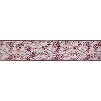 2.5" x 5yd. Purple Berry Wired Faux Linen Ribbon by Celebrate It® Blush Romance