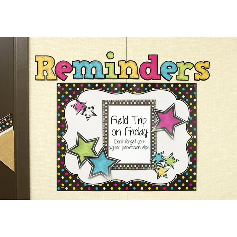 Teacher Created Resources® Chalkboard Brights Bold Block 4" Letters Combo Pack, 230 Pieces Per Pack, 3 Packs of 690