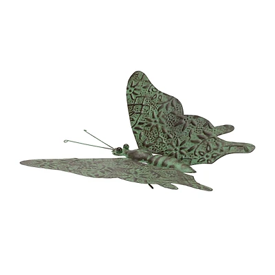 12.5" Iron Metal Butterfly Garden Accent