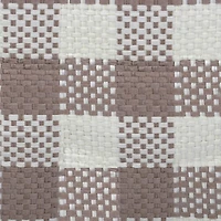 DII® Large Stone Checked Rectangle Woven Paper Basket