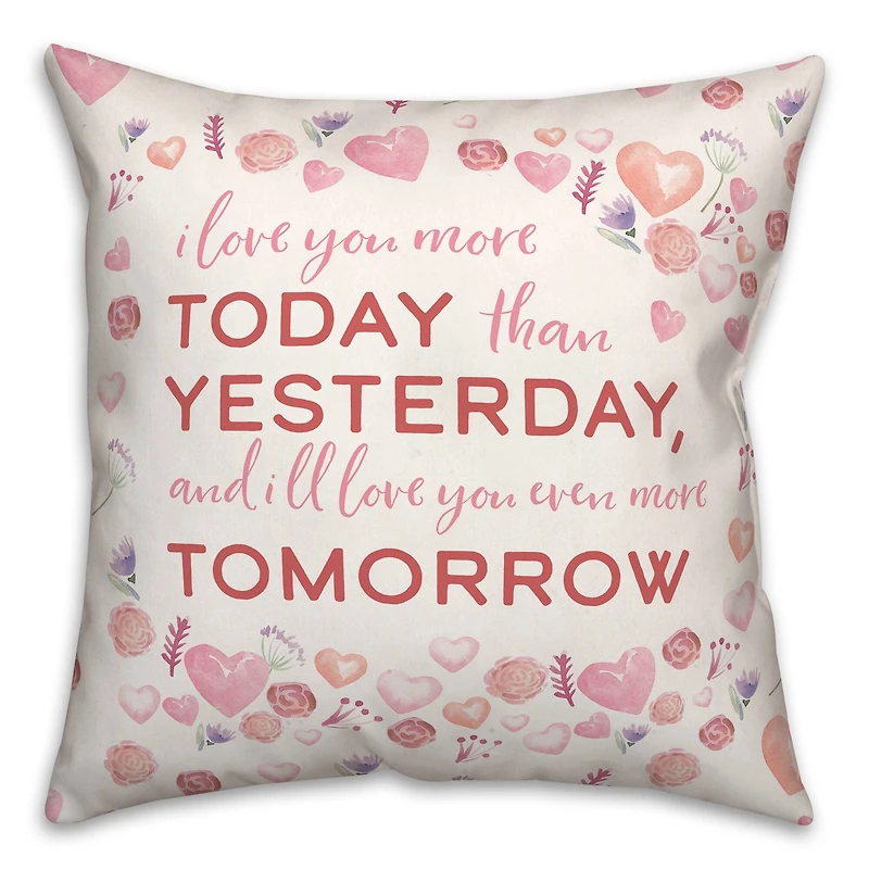 Love Quote Shiplap Throw Pillow, 18" x 18"