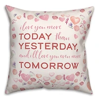 Love Quote Shiplap Throw Pillow, 18" x 18"