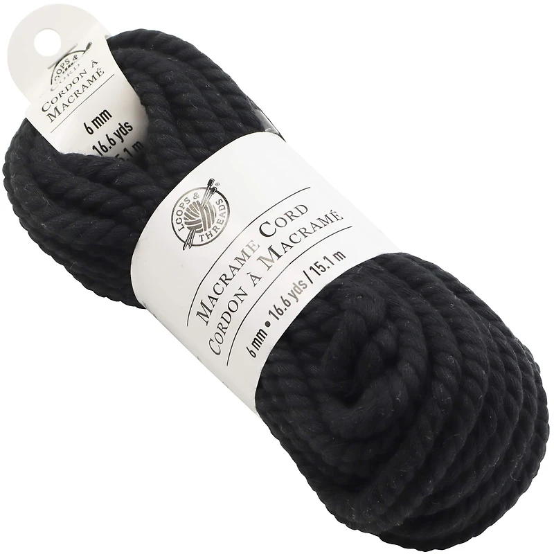 Macramé Cotton Cord by Loops & Threads