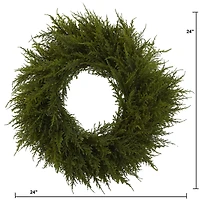 24” Cedar Wreath