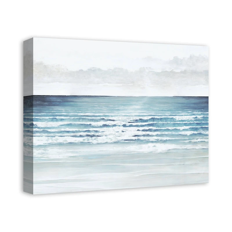 Painted Waves Canvas Wall Art