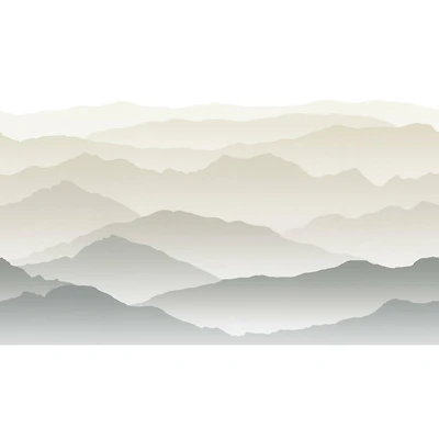 Wanderlust White Peel & Stick Mural