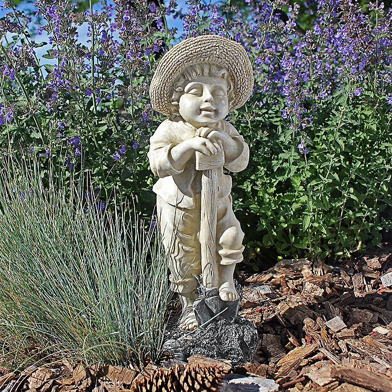 Design Toscano 13" Medium Samuel Young Gardener Boy Statue