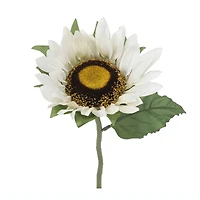 10" Cream Sunflower Pick by Ashland®