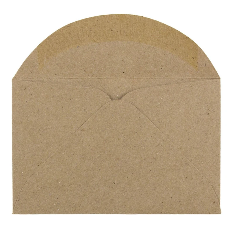 JAM Paper 3.63" x 2.38" Brown Kraft Recycled Mini Envelopes, 50ct.