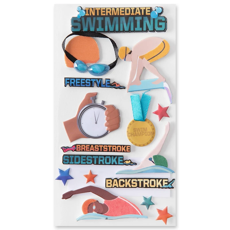 Intermediate Swimming Dimensional Stickers by Recollections™