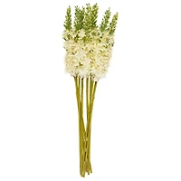 34" White Eremurus Artificial Flower Stem, 8ct.