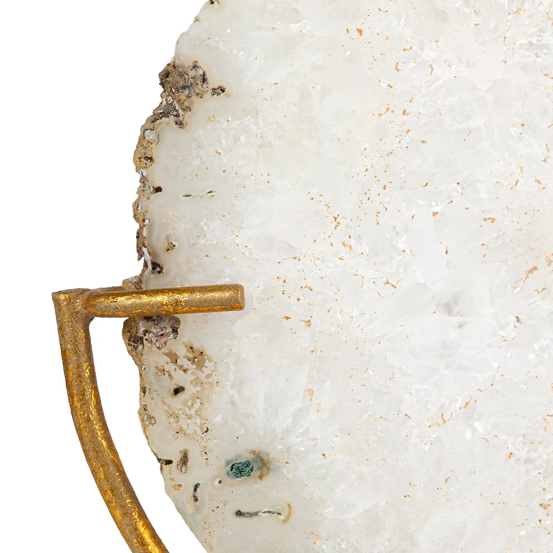 Hello Honey® Natural Agate Decor On Stand (Each One Will Vary)