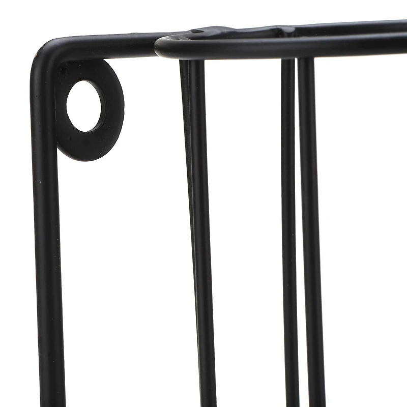 Mind Reader Black 5 Compartment Single Serve Coffee Pod Dispenser Wall Mount