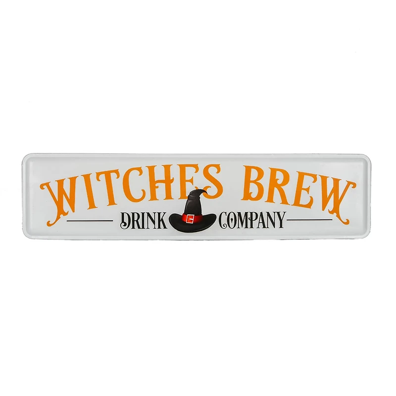 31'' Witches Brew Metal Halloween Wall Sign