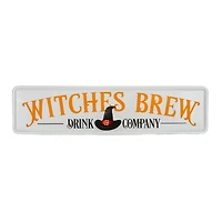31'' Witches Brew Metal Halloween Wall Sign