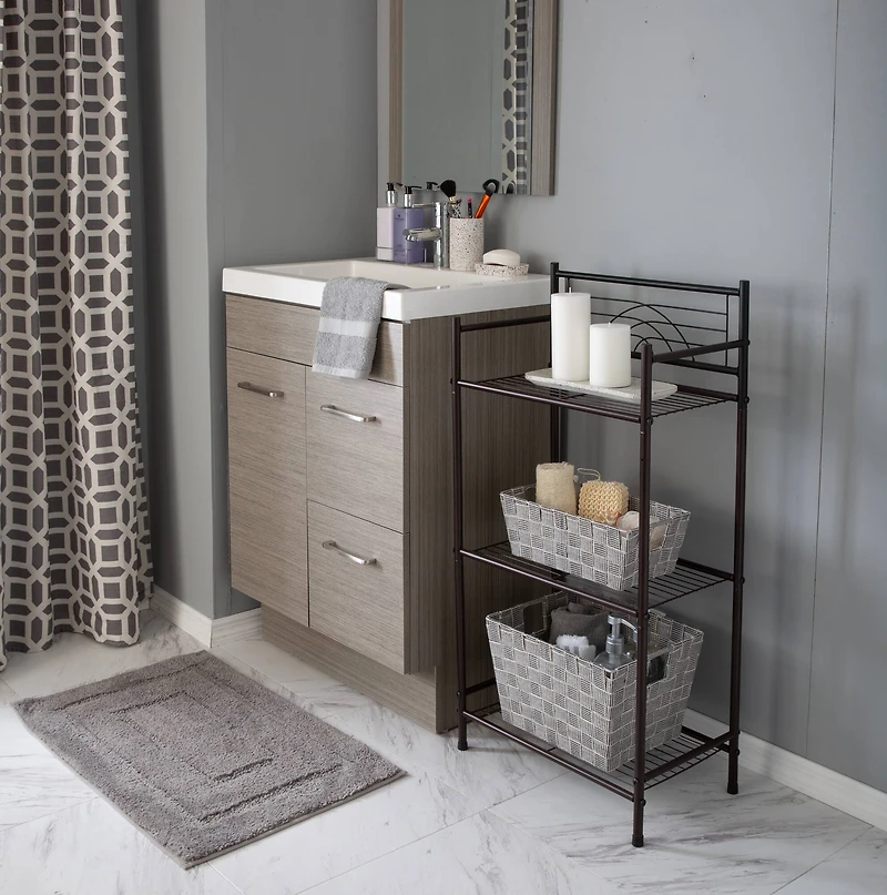 Bath Bliss Oil-Rubbed Bronze -Tier Storage Shelf