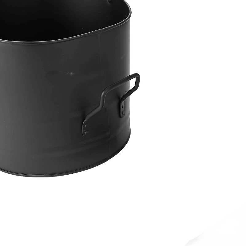 Mind Reader Large Fireplace Bucket with Handle