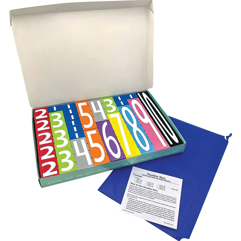 Teacher Created Resources® Number Stax Stacking Foam Number Blocks