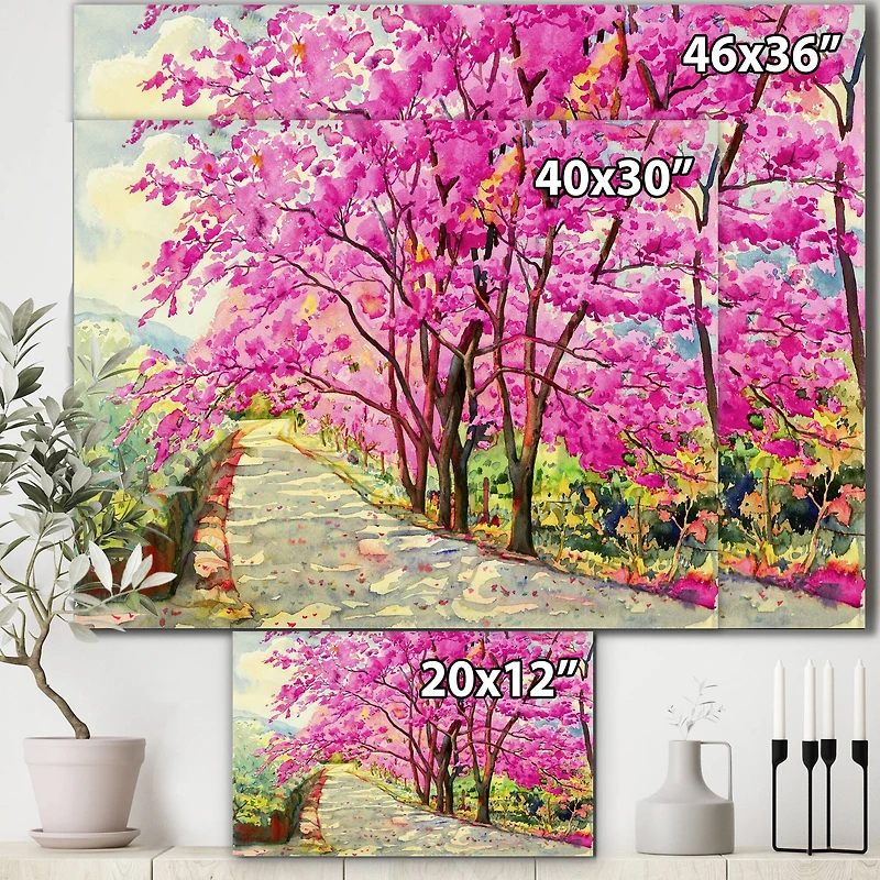 Designart - Cherrry Blossom Lane