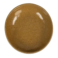 Hello Honey® 8" Taupe Stoneware Footed Pedestal Bowl with Handles