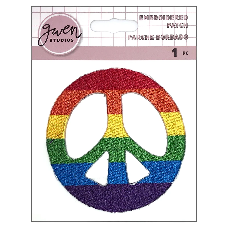 Gwen Studios Iron-On 3" Peace Sign Patch