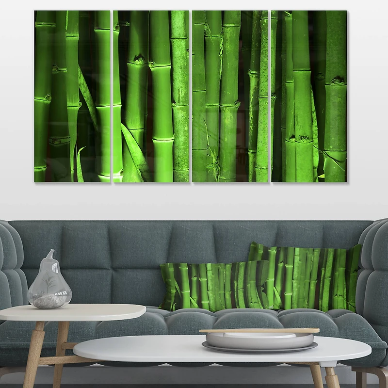 Designart - Green Bamboo Forest