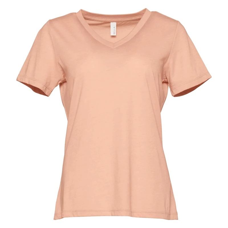 BELLA+CANVAS® Women's Relaxed V-Neck Heather T-Shirt