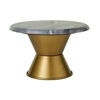 Grey Glam Cake Stand, 10" x 10" x 7"