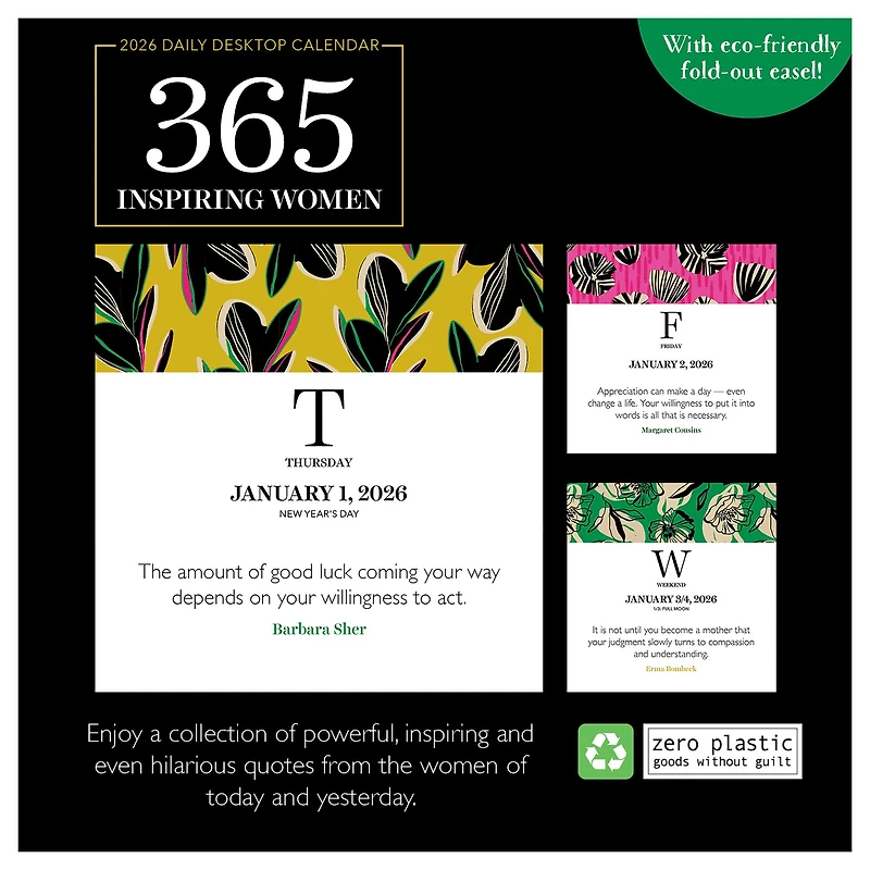 2026 365 Inspiring Women Daily Desktop Calendar