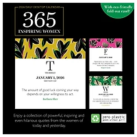 2026 365 Inspiring Women Daily Desktop Calendar