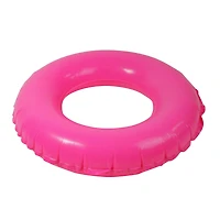 24" Bright Pink Inflatable Swimming Pool Inner Tube Ring Float