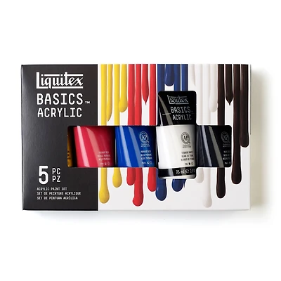 6 Packs: 5 ct. (30 total) Liquitex® BASICS™ Acrylic Color Value Set