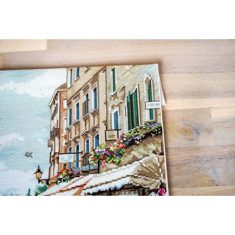 Luca-s Paris In Flowers Counted Cross Stitch Kit