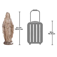 Design Toscano® 3.6ft. Madonna, Blessed Mother Large-Scale Garden Statue