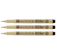 Pigma® Micron™ Black Pen Set