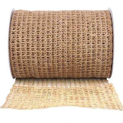 Reliant 6" x 10yd. Natural Jute Box Wired Ribbon