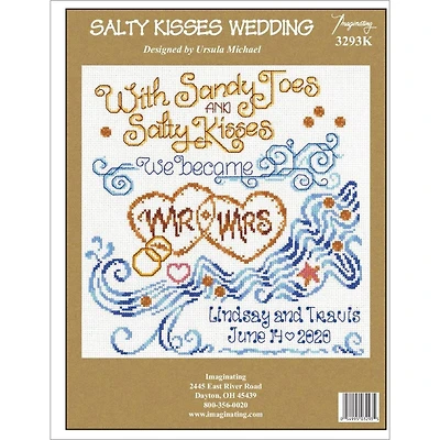 Imaginating Salty Kisses Wedding Counted Cross Stitch Kit