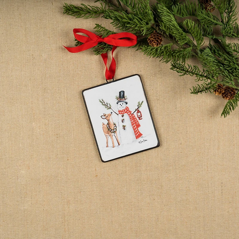 12ct. Snowman & Deer Ornament