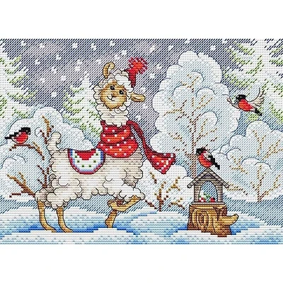 Mp Studia Winter Evening Cross Stitch Kit