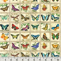 Robert Kaufman Butterflies Cotton Fabric