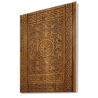 Designart - Old Carved Wooden Door