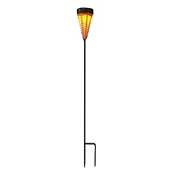 36" Solar Powered Plastic Rattan Stake