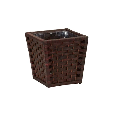 Household Essentials 10" Woven Square Waste Basket
