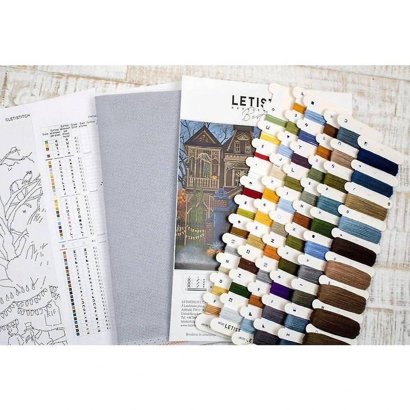Letistitch Moonlight Manor Counted Cross Stitch Kit